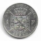 Belgique : 1 franc 1867 FR - morin 173, Argent, Envoi, Monnaie en vrac, Argent