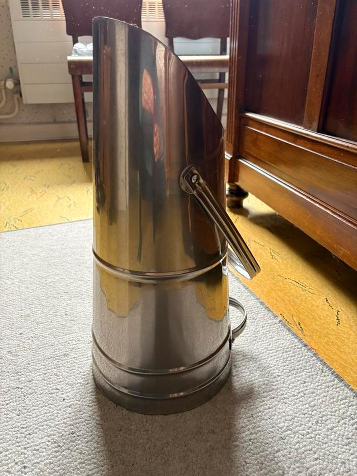 Metalen kolenkit / haardemmer – nette staat, Maison & Meubles, Poêles, Enlèvement