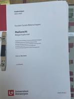 Mediarecht, Ophalen of Verzenden, Zo goed als nieuw, Hoger Onderwijs