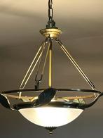 Luster, Huis en Inrichting, Lampen | Kroonluchters, Ophalen, Gebruikt, Glas, Rustiek