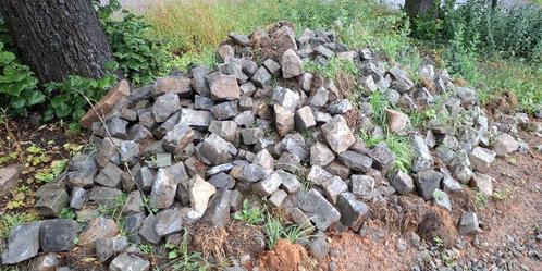 Pavés de rue, Tuin en Terras, Tegels en Klinkers, Zo goed als nieuw, Overige typen, Natuursteen, 5 tot 10 m², Ophalen