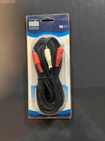 20 stuks Nieuwe MDO audio RCA-kabel (tulpstekkers rood/wit) beschikbaar voor biedingen