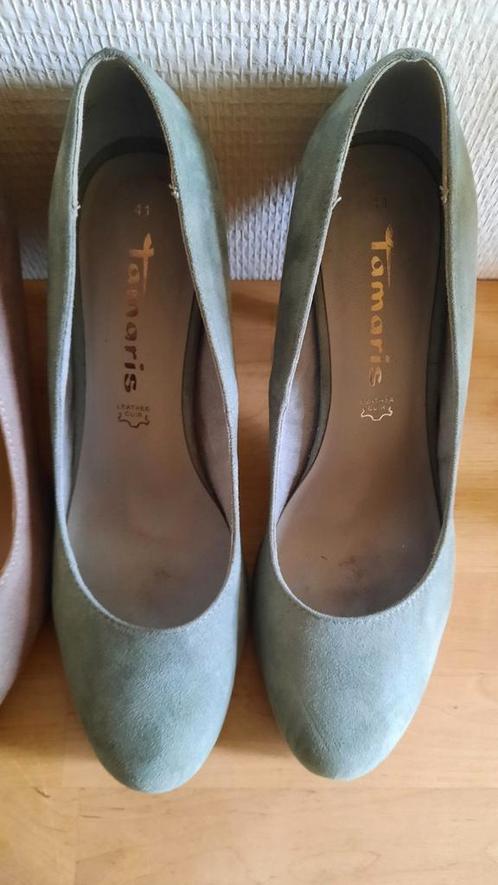 Pump Tamaris maat 41 pepper&emerald, Kleding | Dames, Schoenen, Zo goed als nieuw, Pumps, Ophalen