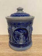Antieke Duitse aardewerken pot of suikerpot, Ophalen of Verzenden