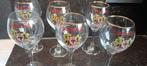 Set van  6  prachtige glazen Lupulus br 3 fourquets 15 cl, Verzamelen, Biermerken, Ophalen of Verzenden, Zo goed als nieuw