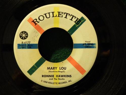 Ronnie Hawkins And The Hawks  ‎– Mary Lou '" Popcorn ", Cd's en Dvd's, Vinyl Singles, Zo goed als nieuw, Single, Overige genres