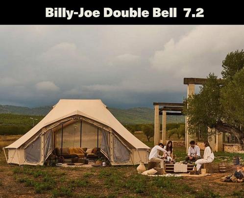 Autentic Billy-Joe Double Bell 7.2, 4maand gebruikt, Caravans en Kamperen, Tenten, Zo goed als nieuw, Ophalen of Verzenden