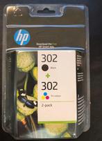 Paquet de 2 cartouches d'encre authentiques noires tricolore, Informatique & Logiciels, Enlèvement ou Envoi, Neuf, Cartridge, HP