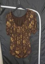 Blouse/ tuniek maat 50., Kleding | Dames, Grote Maten, Ophalen, Zo goed als nieuw, Bruin, Blouse of Tuniek