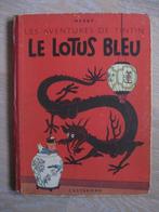 Tintin "Le Lotus Bleu" Ed.O coul. B1 de 1946, Boeken, Stripverhalen, Gelezen, Eén stripboek, Ophalen of Verzenden, Hergé