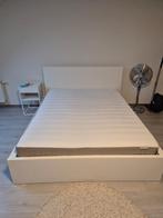 Bed Ikea MALM 160x200 cm - optie gratis 2 bedlades en matras, Ophalen, Gebruikt, Wit, Tweepersoons