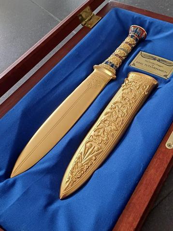 Franklin Mint – “De gouden dolk van koning Tutankhamun”  beschikbaar voor biedingen