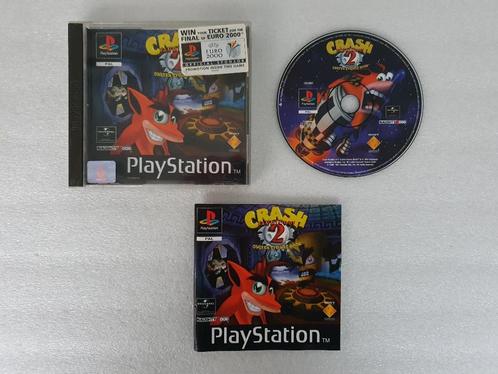 PS1: Crash Bandicoot 2 - Cortex Strikes Back, Consoles de jeu & Jeux vidéo, Jeux | Sony PlayStation 1, Utilisé, Enlèvement ou Envoi