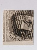 Leopold I cobboc 6 met watermerk zie foto's voor details, Postzegels en Munten, Postzegels | Europa | België, Ophalen of Verzenden