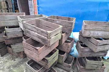 Kist kisten fruitkisten 2lats appelbakken decoratie  beschikbaar voor biedingen