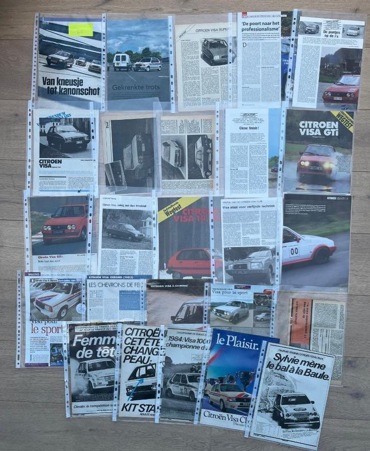 CITROEN VISA GTI - ARTIKELS, Boeken, Auto's | Folders en Tijdschriften, Ophalen of Verzenden