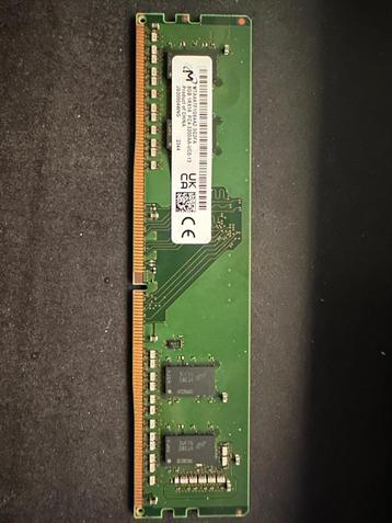 Te koop: Micron DDR4 RAM 8GB 3200MHz - Zo goed als nieuw!, Neuf, Enlèvement ou Envoi, 3200Mhz, DDR4