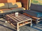 Loungeset pallet met kussens en tafel, Tuin en Terras, Ophalen, Zo goed als nieuw, Loungeset