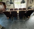 Wingchair eethoek stoelen 8 stuks (of per 4), Huis en Inrichting, Ophalen, Bruin, Zo goed als nieuw, Landelijk stoer en sober