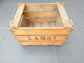 Houten bierbak Lamot Mechelen  beschikbaar voor biedingen