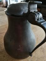 Antieke kruik in tin, handgemaakt, J. S., Antiek en Kunst, Antiek | Tin, Ophalen