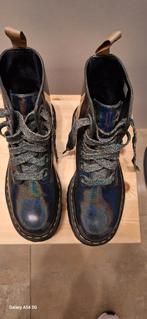 Doc Martens boots plateforme Molly iridescent vegan, Ophalen, Lage of Enkellaarzen, Zo goed als nieuw, Doc Martens