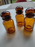 amberbruine apothekerflesjes vintage, Antiek en Kunst, Ophalen