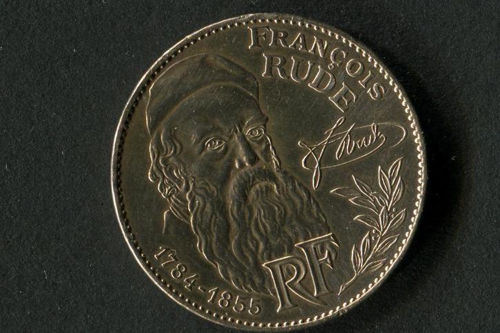 Frankrijk 10 francs 1984 François Rude herdenking, Postzegels en Munten, Munten | Europa | Niet-Euromunten, Losse munt, Frankrijk