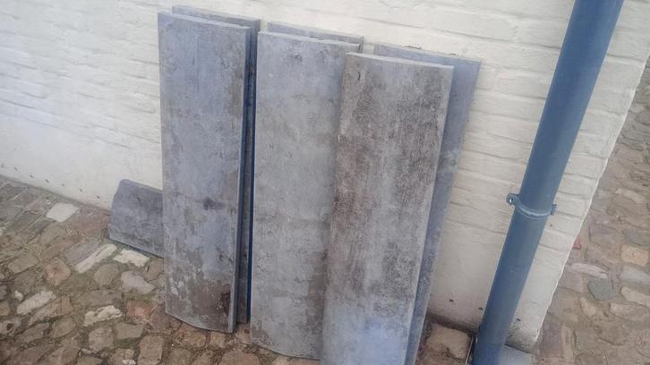 Muurdeksteen blauwsteen, Bricolage & Construction, Dalles & Carrelages, Enlèvement