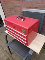 Metalen toolbox 3 schuiven en een kast, Ophalen, Zo goed als nieuw