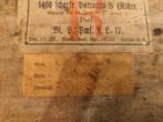WW1 caisse allemande, Collections, Enlèvement ou Envoi, Armée de terre, Caisse ou Géocache
