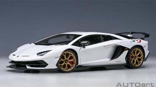 Lamborghini Aventador SVJ blanc Autoart livraison gratuite, Hobby & Loisirs créatifs, Voitures miniatures | 1:18, Enlèvement ou Envoi