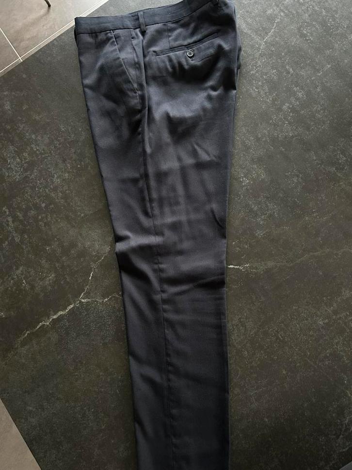 Donkerblauw maatpak van het merk Jules, Kleding | Heren, Kostuums en vesten, Zo goed als nieuw, Overige maten, Ophalen