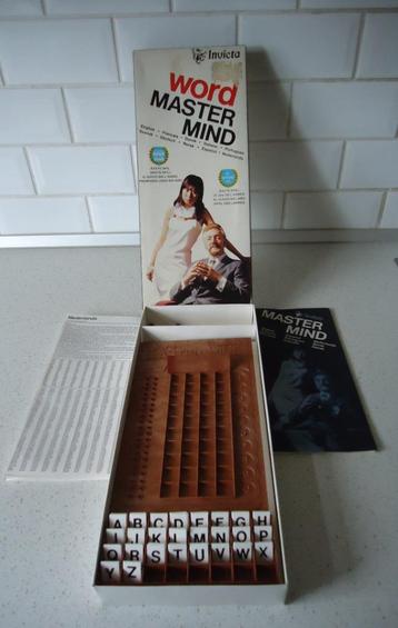 Word MASTERMIND van Invicta in prima staat !, 1 ou 2 joueurs, Enlèvement ou Envoi, Comme neuf, Invicta