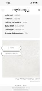 Carrelage neuf sous emballage 60x60, Bricolage & Construction, Dalles & Carrelages, Neuf, 60 cm ou plus, Carrelage de sol, Enlèvement