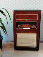 Philips radiomeubel uit 1955, compleet gerestaureerd, TOP, Antiek en Kunst, Antiek | Tv's en Audio, Ophalen