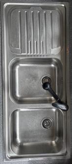 Franke dubbele spoelbak, Huis en Inrichting, Keuken | Complete keukens, Ophalen, Gebruikt