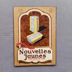 Publicité carton gaufrée cigarettes Nouvelles jaunes., Enlèvement ou Envoi, Emballage