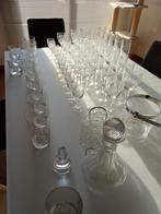 Kristallen glazen, karaf, ijsemmer, Huis en Inrichting, Ophalen, Glas of Glazen, Gebruikt, Glas