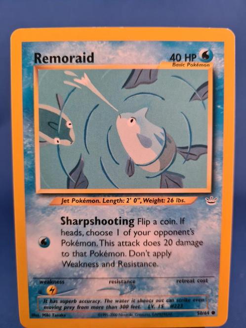 Remoraid 50/64 - Neo Revelation, Hobby en Vrije tijd, Verzamelkaartspellen | Pokémon, Gebruikt, Verzenden