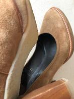 Zinda: pumps in camel met houten hak, Enlèvement, Neuf, Escarpins