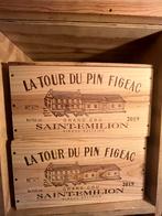 Caisse bois 6 bouteilles la tour du pin figeac 2019, Collections, Vins, Comme neuf