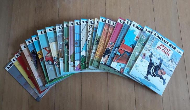 L’agent 212 (de Kox) – 23 premiers albums (E.O) + 1 dédicacé, Boeken, Stripverhalen, Ophalen