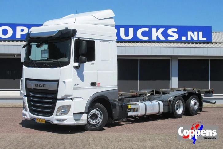 DAF XF 450 FAR BDF Systeem, Auto's, Vrachtwagens, Bedrijf, ABS, Climate control, Cruise Control, DAF, Diesel, Automaat, Wit