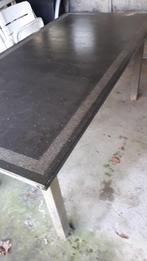 Granieten tafelblad (+ onderstel), Dessus de la table, 100 à 150 cm, Rectangulaire, Autres matériaux