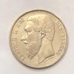 Munt zilver België 5 FR 1868 Leop II HANDTEKENING HALS mooi, Enlèvement ou Envoi, Monnaie en vrac, Argent, Argent