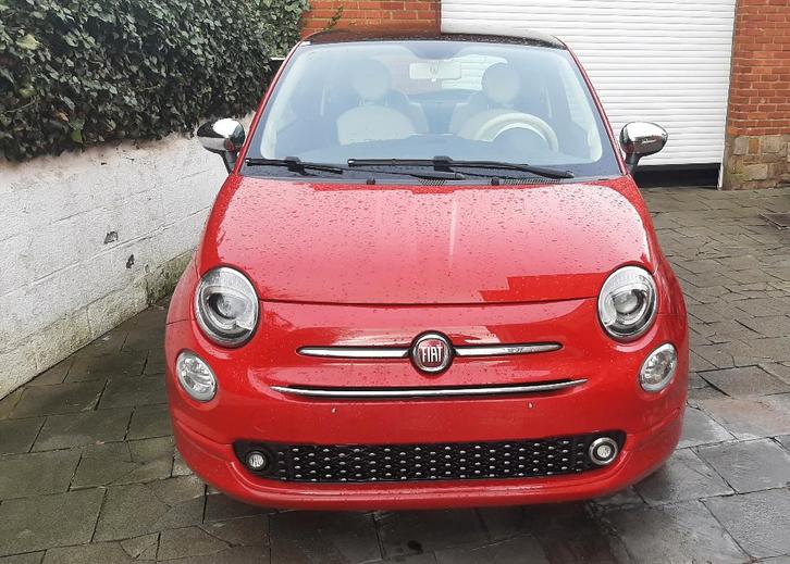 FIAT 500 1200 ESSENCE 2017 79.000 KM AVEC C. TECHNIQUE, Autos, Fiat, Particulier, ABS, Caméra de recul, Régulateur de distance