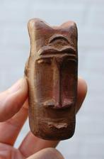 OUD KLEIN AMULET - MASKER BAULE of GURO van de IVOORKUST, Ophalen of Verzenden