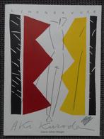 Aki Kuroda, Linogravure, plaquette 33 Galerie Adrien Maeght, Boeken, Kunst en Cultuur | Beeldend, Gelezen, Grafische vormgeving