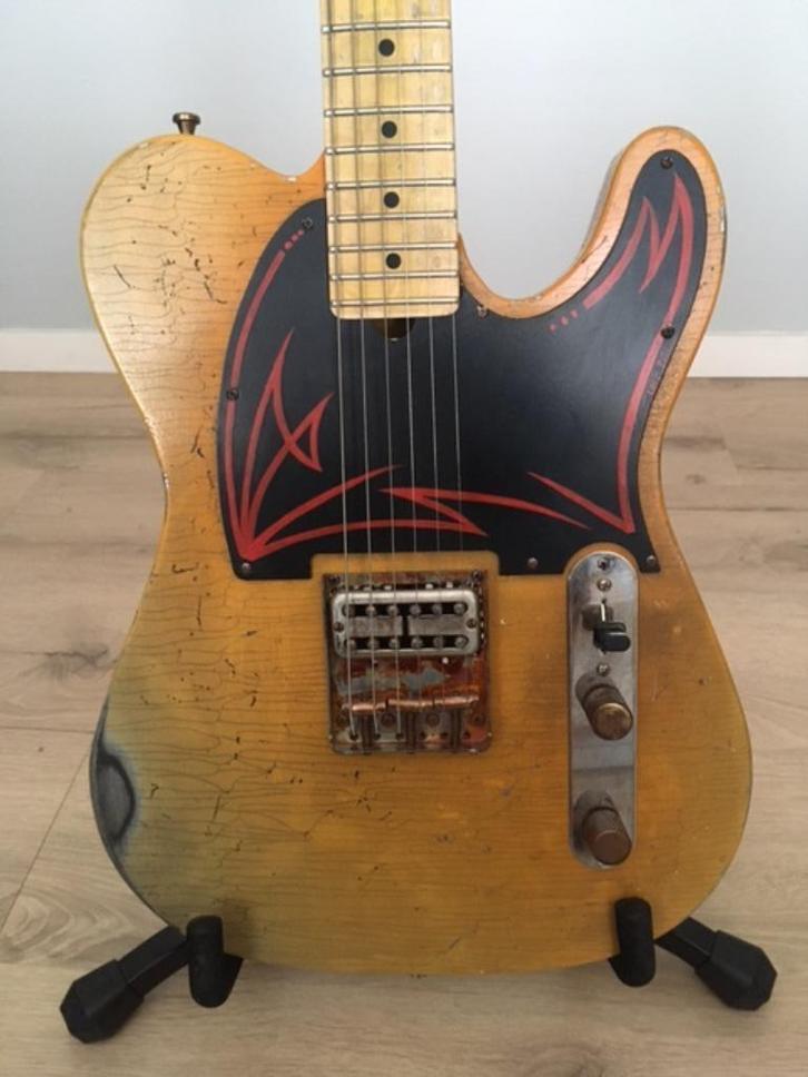 Loic Le Pape Telecaster, Muziek en Instrumenten, Snaarinstrumenten | Gitaren | Elektrisch, Gebruikt, Hollow body, Overige merken